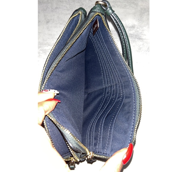 Coach Signature PVC Double Zip Wallet - Picture 6 of 6